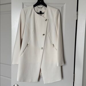 Elegant Cream Women's Coat